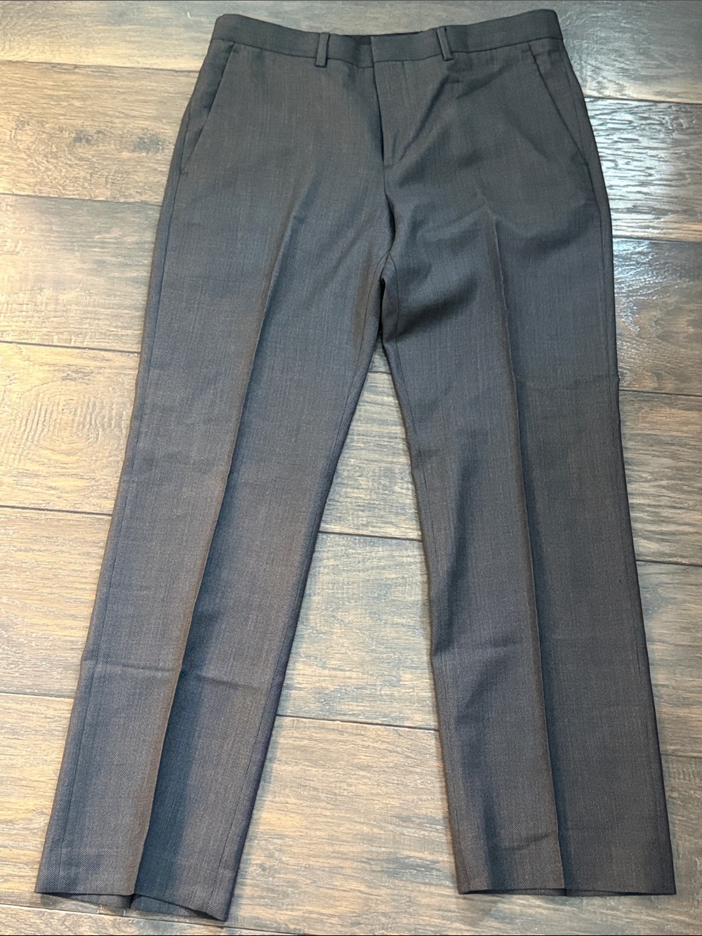 LOT of 8 Express Men's Black Dress Pants - Classic Tailored Fit